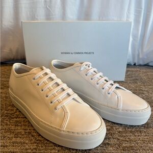 Common Projects Tournament Platform White Women's Sneakers